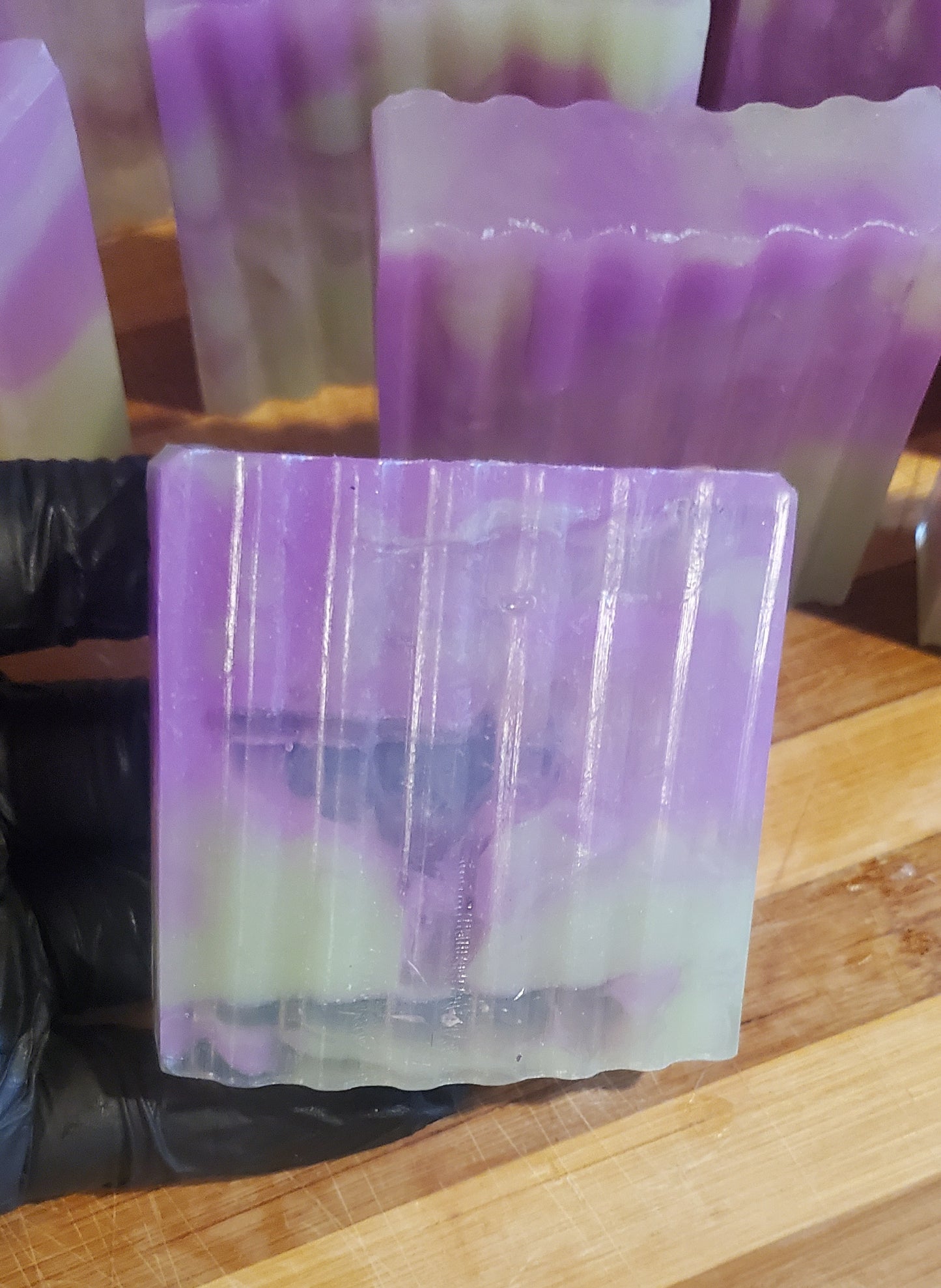 Lavender Cucumber Bliss – Translucent Glycerin Soap Bar
