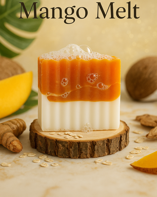 Mango Melt – Turmeric Oatmeal Mango Soap